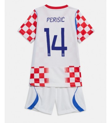 Kroatien Ivan Perisic #14 Hjemmebanetrøje Børn VM 2026 Kortærmet (+ Korte bukser)